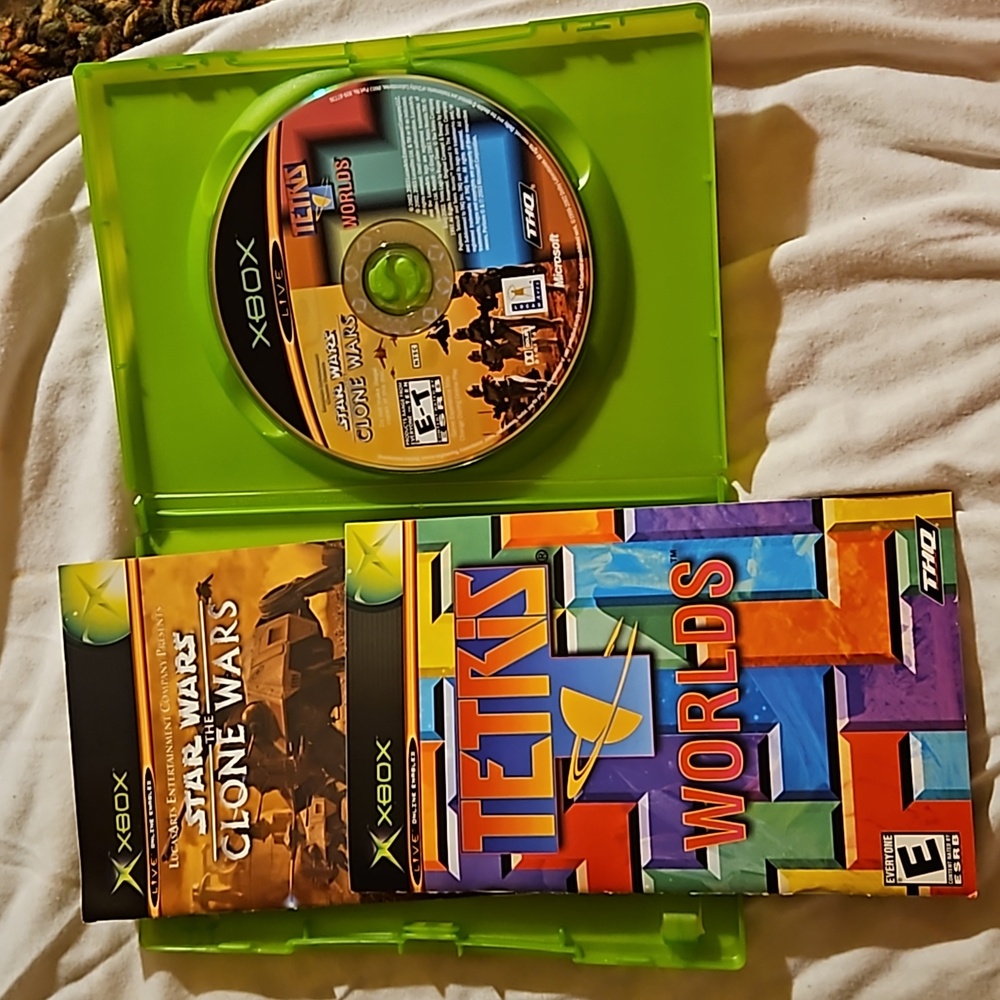 1/2 PRICE🔻Xbox Lucas Arts Star Wars Clone Wars/Tetris - Picture 3 of 5